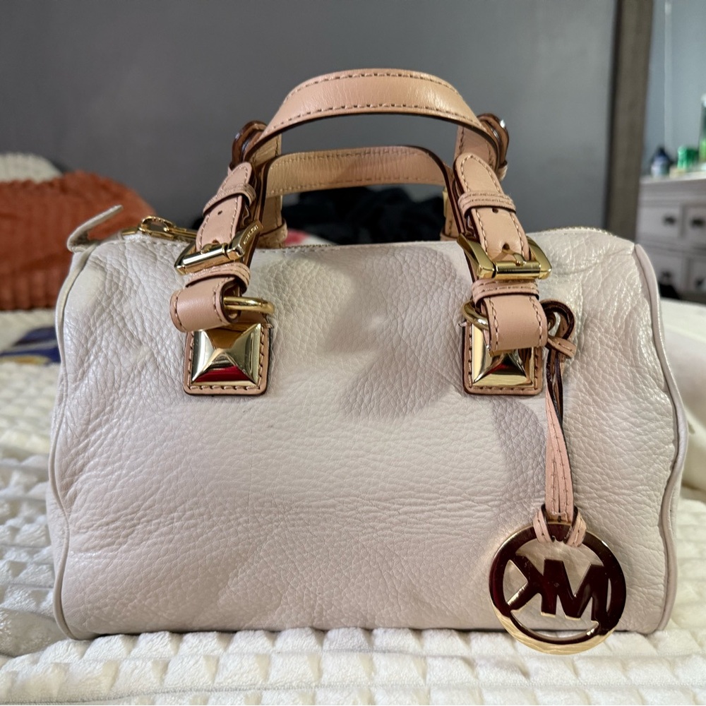 Micheal Kors leather Grayson sachel handbag